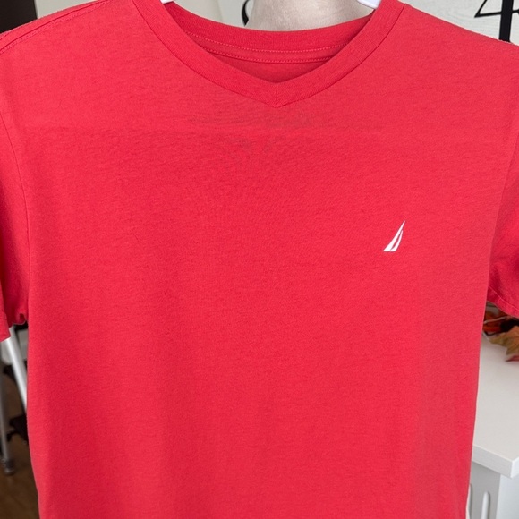 Nautica Kids Vivid Red Short Sleeve Tee - Picture 5 of 5